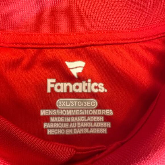 Fanatics Kansas City Chiefs Red Polo Men’s Size 3XL - Picture 4 of 8